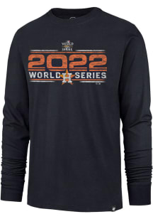 47 Houston Astros Navy Blue 2022 World Series Partcipant Team Color Long Sleeve T Shirt