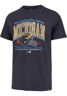 47 Michigan Wolverines Navy Blue 2022 College Football Playoff Bound Short Sleeve T Shirt
