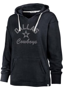 47 Dallas Cowboys Womens Navy Blue Kennedy Hooded Sweatshirt