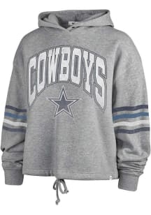 47 Dallas Cowboys Womens Grey Upland Hooded Sweatshirt