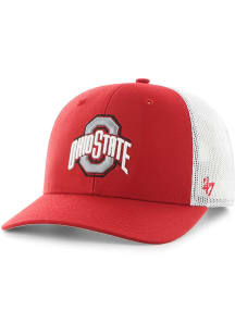 47 Ohio State Buckeyes Red Trucker Youth Adjustable Hat