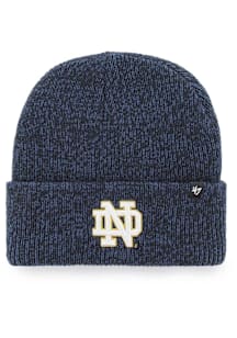 47 Notre Dame Fighting Irish Navy Blue Brain Freeze Cuff Mens Knit Hat