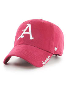 47 Arkansas Razorbacks Red Miata Clean Up Womens Adjustable Hat
