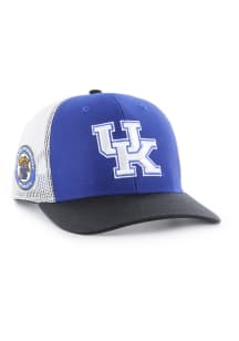 47 Kentucky Wildcats Side Note Trucker Adjustable Hat - Blue