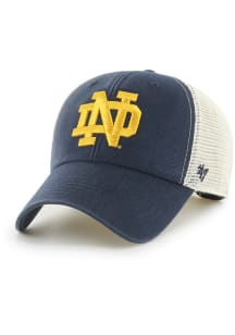 47 Notre Dame Fighting Irish Flagship Wash MVP Adjustable Hat - Navy Blue
