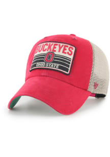 47 Ohio State Buckeyes Four Stroke Clean Up Adjustable Hat - Red