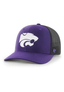 47 K-State Wildcats Mens Purple Trophy Flex Hat