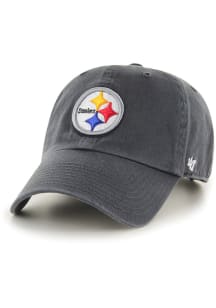 47 Pittsburgh Steelers Charcoal Clean Up Youth Adjustable Hat