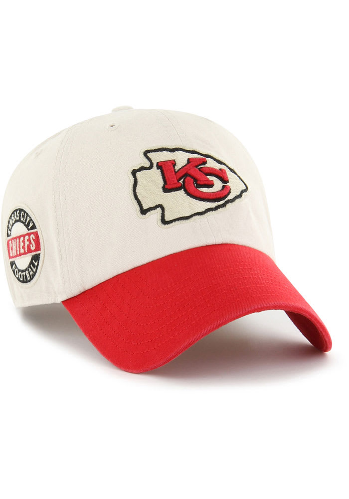 47 Kansas City Chiefs Sidestep Clean Up Adjustable Hat - White
