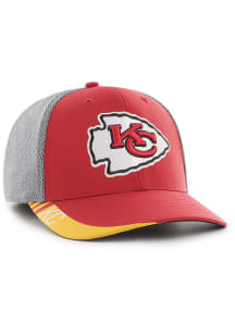 47 Kansas City Chiefs Mens Red Bound Line Trophy Flex Hat