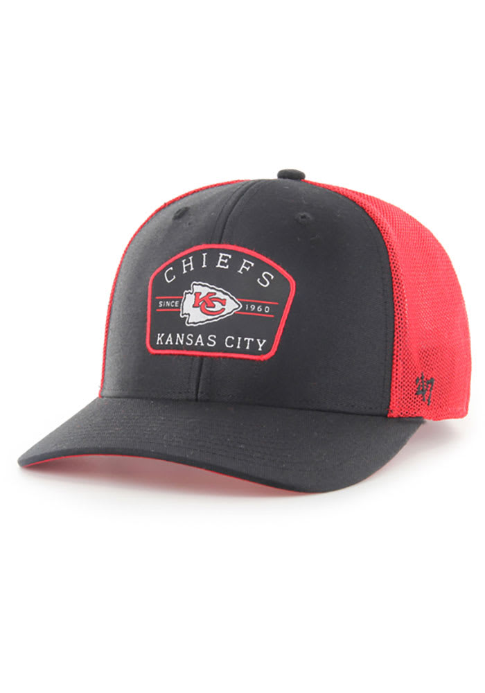 47 Kansas City Chiefs Mens Black Primer Trophy Flex Hat