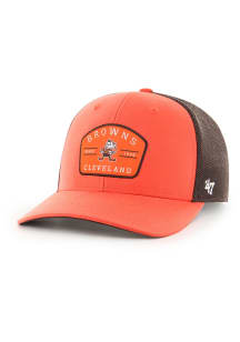Brownie  47 Cleveland Browns Mens Orange Brownie Primer Trophy Flex Hat