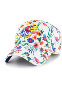 47 Kansas Jayhawks White Highgrove Clean Up Womens Adjustable Hat