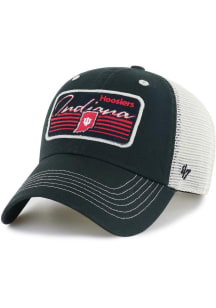 47 Indiana Hoosiers Five Point Clean Up Adjustable Hat - Black