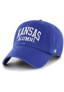 47 Kansas Jayhawks Lawford Clean Up Adjustable Hat - Blue