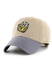 47 Tan Michigan Wolverines Ashford Clean Up Adjustable Hat