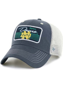 47 Notre Dame Fighting Irish Five Point Clean Up Adjustable Hat - Navy Blue