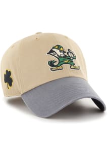 47 Notre Dame Fighting Irish Ashford Clean Up Adjustable Hat - Tan