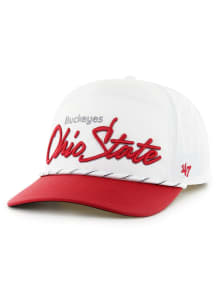 47 Ohio State Buckeyes Chamberlain Hitch Adjustable Hat - White