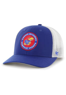 47 Kansas Jayhawks Mens Blue Unveil Trophy Flex Hat