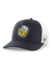47 Michigan Wolverines Mens Navy Blue Trophy Flex Hat