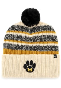 47 Missouri Tigers Ivory Tavern Cuff Mens Knit Hat