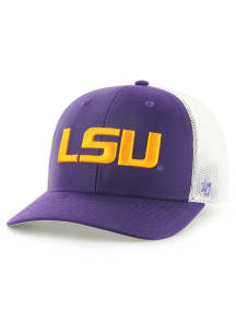 47 LSU Tigers Mens Purple Trophy Flex Hat