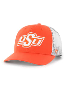 47 Oklahoma State Cowboys Orange Trucker Youth Adjustable Hat