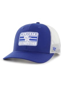 47 Kentucky Wildcats Strap Drifter Trucker Adjustable Hat - Blue