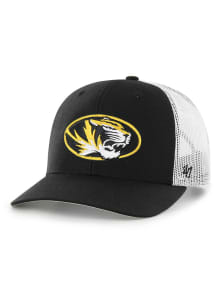 47 Missouri Tigers Strap Trucker Adjustable Hat - Black