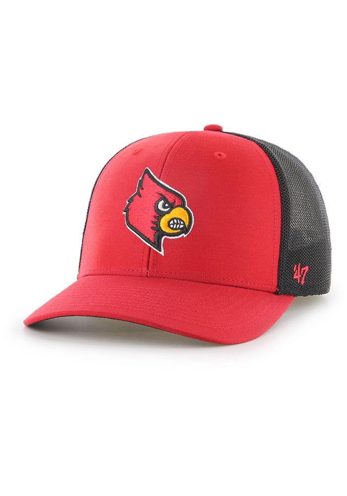 Louisville Cardinals Hat Men One Size White Stretch Baseball Cap College  NCAA