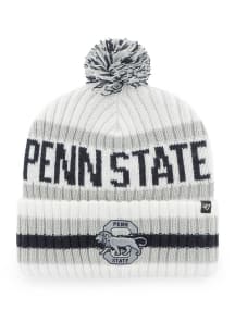 47 Penn State Nittany Lions White Bering Cuff Mens Knit Hat