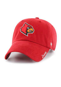 47 Louisville Cardinals Red Miata Clean Up Womens Adjustable Hat