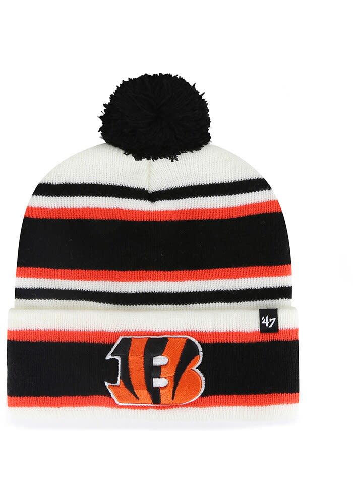 Cincinnati Bengals Stripling Cuff Knit Black 47 Youth Knit Hat