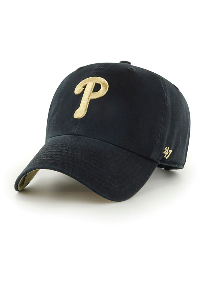 47 Philadelphia Phillies Black Bagheera Under Clean Up Womens Adjustable Hat