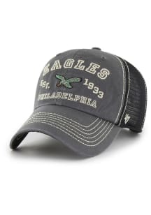 47 Philadelphia Eagles Decatur Clean Up Adjustable Hat - Grey