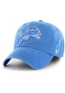 47 Detroit Lions Mens Blue Classic Franchise Fitted Hat