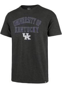 47 Kentucky Wildcats Charcoal Full School Name Scrum Short Sleeve Fashion T Shirt