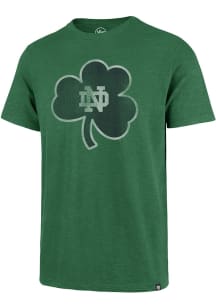 47 Notre Dame Fighting Irish Green Grit Shamrock Scrum Short Sleeve Fashion T Shirt