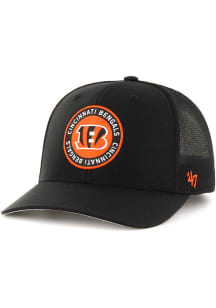 47 Cincinnati Bengals Mens Black Unveil Trophy Flex Hat