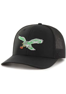 47 Philadelphia Eagles Mens Black Trophy Flex Hat