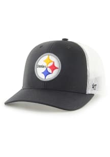 47 Pittsburgh Steelers Mens Black Trophy Flex Hat