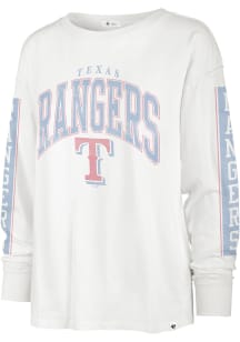 47 Texas Rangers Womens White Statement LS Tee