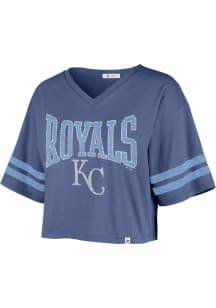 47 Kansas City Royals Womens Light Blue Sporty Short Sleeve T-Shirt