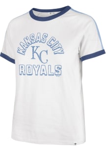 47 Kansas City Royals Womens White Sweet Heat Short Sleeve T-Shirt