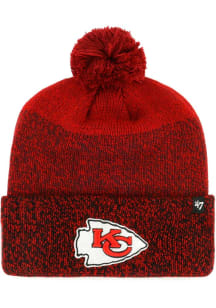 47 Kansas City Chiefs Red Darkfreeze Cuff Mens Knit Hat