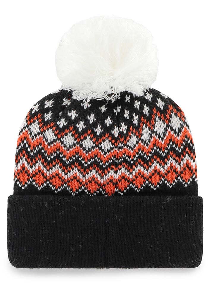 47 Cincinnati Bengals Black Elsa Cuff Knit Womens Knit Hat