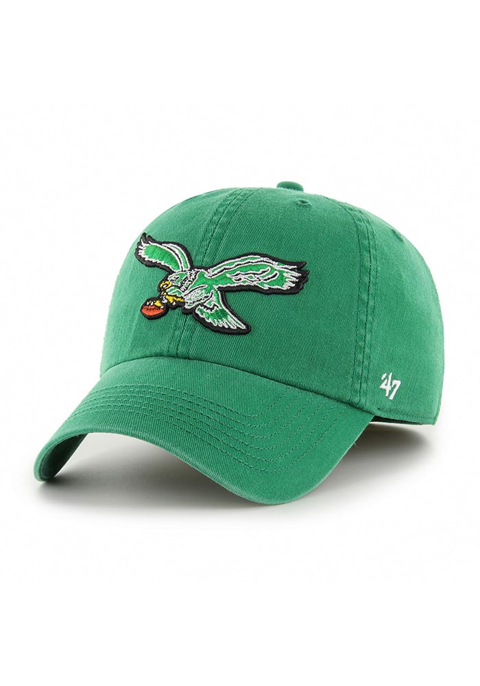 47 Men's Philadelphia Eagles Pride Green Clean Up Adjustable Hat