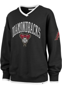 47 Arizona Diamondbacks Womens Black Wax Pack Crew Sweatshirt