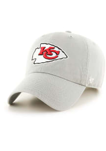 47 Kansas City Chiefs Clean Up Adjustable Hat - Grey